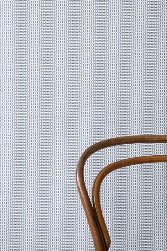 ÅL check Wallpaper- Dusty Blue